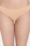 Zivame Low Rise Zero Coverage Thong - Toasted Almond — thumbnail 4